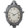Clayre & Eef 5KL0236 Orologio da parete color argento Beige 56x6x76 cm - 1xAA