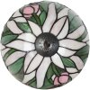 LumiLamp 5LL-6307 Lampada da tavolo Tiffany rosa Ø 27x40 cm E14-max 1x40W