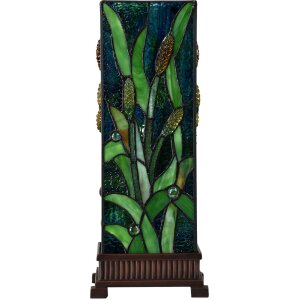 LumiLamp 5LL-6310 Lampada da tavolo Tiffany verde...