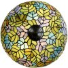 LumiLamp 5LL-6312 Lampada da tavolo Tiffany verde Ø 40x60 cm E27-max 2x60W