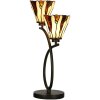 LumiLamp 5LL-6315 Lampada da tavolo Tiffany Beige 46x28x63 cm E14-max 2x40W