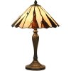 LumiLamp 5LL-6317 Lampada da tavolo Tiffany Ø 36x60 cm E14-max 2x40W