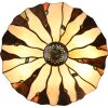 LumiLamp 5LL-6317 Lampada da tavolo Tiffany Ø 36x60 cm E14-max 2x40W