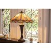 LumiLamp 5LL-6325 Lampada da tavolo Tiffany Beige 50x50x75 cm E27-max 2x60W