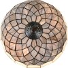 LumiLamp 5LL-6330 Lampada da tavolo Tiffany grigio Ø 40x58 cm E27-max 2x60W