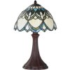 LumiLamp 5LL-6334 Lampada da tavolo Tiffany Beige Ø 25x42 cm E14-max 1x40W