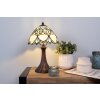 LumiLamp 5LL-6334 Lampada da tavolo Tiffany Beige Ø 25x42 cm E14-max 1x40W
