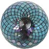 LumiLamp 5LL-6347 Lampada da tavolo Tiffany blu Ø 40x61 cm E27-max 2x60W