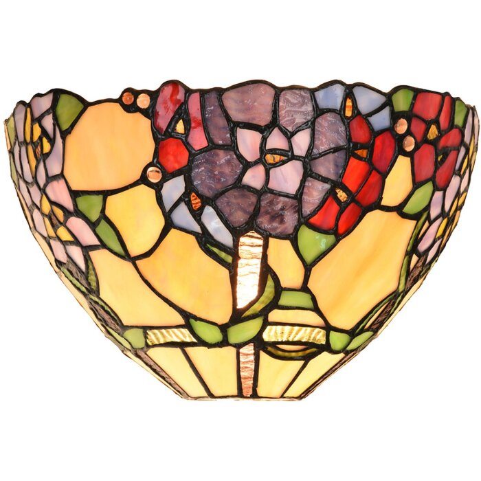 LumiLamp 5LL-6357 Lampada da parete Tiffany 30x15x18 cm E14-max 1x40W