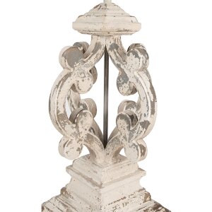 Clayre & Eef 5LMC0032 Lampada da tavolo Beige Grigio Ø 40x79 cm E27-max 1x60W