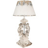Clayre & Eef 5LMC0032 Lampada da tavolo Beige Grigio Ø 40x79 cm E27-max 1x60W