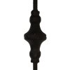 Clayre & Eef 5LMP670 Lampada da tavolo nera Ø 20x75 cm E27-max 1x60W