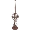 Clayre & Eef 5Y1038 Decorazione da giardino Rosso, Marrone Ø 16x61 cm