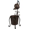 Clayre & Eef 5Y1160 Portapiante marrone 24x22x62 cm