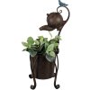 Clayre & Eef 5Y1160 Portapiante marrone 24x22x62 cm