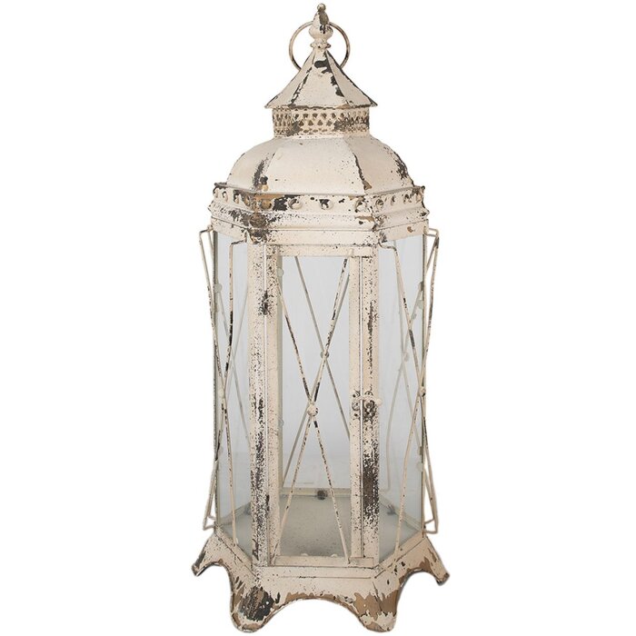 Clayre & Eef 5Y1170 Lanterna Beige 31x27x65 cm