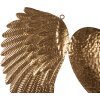 Clayre & Eef 5Y1176 Decorazione Ali con Cuore color oro 74x1x63 cm