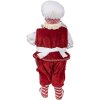 Clayre & Eef 65227 Decorazione Babbo Natale Rosso Stile Country 16x8x28 cm