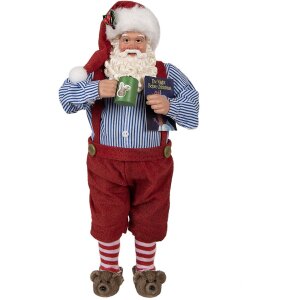 Clayre & Eef 65234 Decorazione natalizia Babbo Natale...