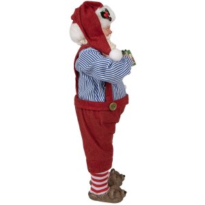 Clayre & Eef 65234 Decorazione natalizia Babbo Natale Rosso 16x8x28 cm