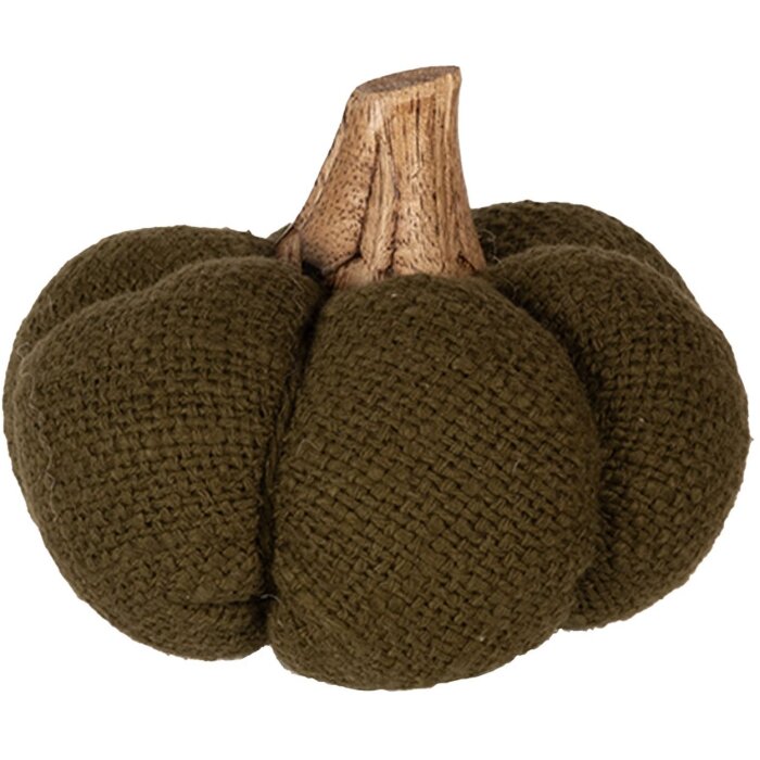 Clayre & Eef 65248 Zucca decorativa verde Ø 9x8 cm