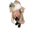 Clayre & Eef 65251 Babbo Natale Beige 15x10x30 cm Tessuto Plastica