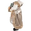 Clayre & Eef 65251 Babbo Natale Beige 15x10x30 cm Tessuto Plastica