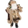 Clayre & Eef 65260 Babbo Natale Marrone Beige 26x16x47 cm Decorazione in stile country