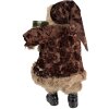 Clayre & Eef 65260 Babbo Natale Marrone Beige 26x16x47 cm Decorazione in stile country