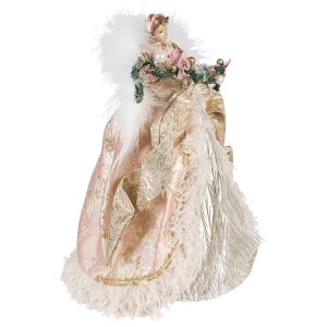 Clayre & Eef 65263 Angelo decorativo rosa 25x20x40 cm