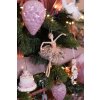 Clayre & Eef 65265 Ciondolo Angelo Rosa 11x2x15 cm