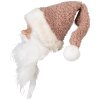 Clayre & Eef 65266 Ciondolo Babbo Natale Bianco Rosa 10x9x28 cm