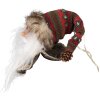 Clayre & Eef 65267 Ciondolo Babbo Natale Rosso Bianco 10x9x28 cm