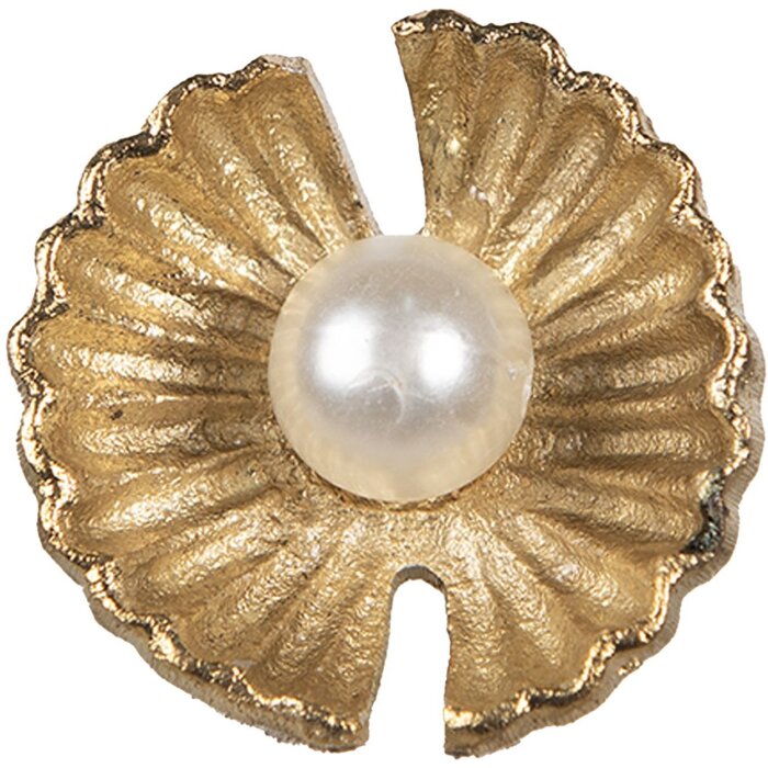 Clayre & Eef 65276 Pomello per porta color oro Ø 3x6 cm