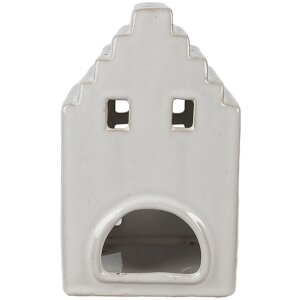 Clayre & Eef 6CE1588L Portacandele Natale Cottage Beige 10x9x17 cm