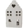 Clayre & Eef 6CE1588L Portacandele Natale Cottage Beige 10x9x17 cm