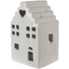 Clayre & Eef 6CE1588L Portacandele Natale Cottage Beige 10x9x17 cm