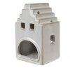 Clayre & Eef 6CE1588M Portacandele Natale Cottage Beige 9x7x14 cm