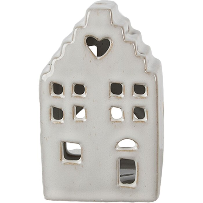 Clayre & Eef 6CE1588S Portacandele Natale Cottage Beige 7x6x11 cm