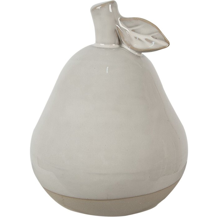 Clayre & Eef 6CE1593S Pera decorativa Beige Ø 8x11 cm