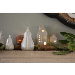 Clayre & Eef 6CE1594L Zucca decorativa beige Ø 11x18 cm