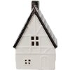 Clayre & Eef 6CE1597M Decorazione Casa con LED Beige Argento 8x7x12 cm