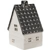 Clayre & Eef 6CE1597M Decorazione Casa con LED Beige Argento 8x7x12 cm
