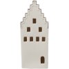 Clayre & Eef 6CE1598L Casa di decorazione con LED Beige, color oro 8x8x20 cm