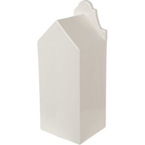 Clayre & Eef 6CE1599M Casa di decorazione con LED Beige, color oro 7x6x16 cm