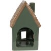 Clayre & Eef 6CE1601 Portacandele Natale Cottage Verde Marrone 9x8x15 cm