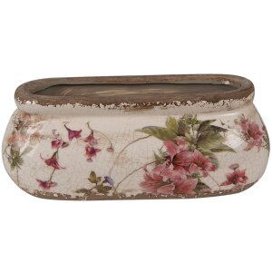 Clayre & Eef 6CE1603S Vaso da fiori per interni Rosa...
