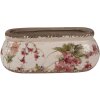 Clayre & Eef 6CE1603S Vaso da fiori per interni Rosa Beige 18x7x7 cm