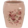 Clayre & Eef 6CE1604S Vaso per fiori da interno rosa 12x12x14 cm