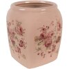 Clayre & Eef 6CE1604S Vaso per fiori da interno rosa 12x12x14 cm